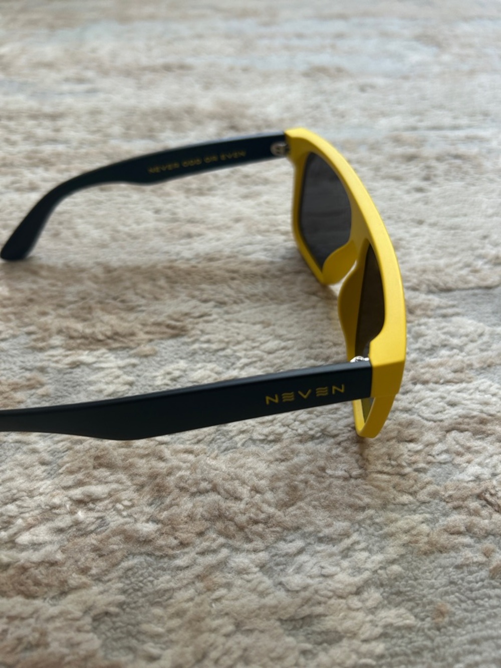Neven Men’s Yellow and Black Shield Sunglasses - Picture 5 of 6